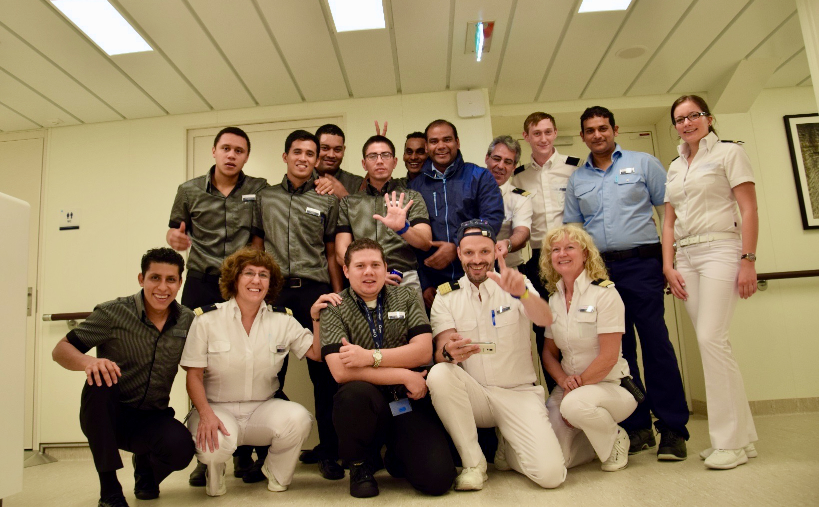 Medical Team Bordhospital mit Schiffsarzt